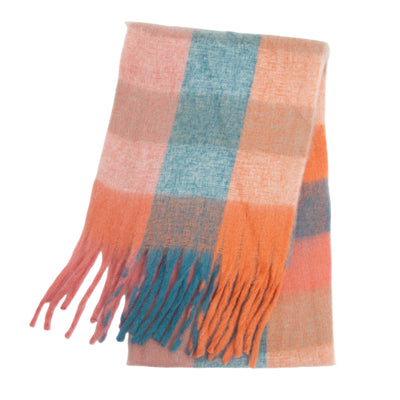 Bufanda Gruesa Cuadros Otoño Invierno - Diseño Multicolor Elegante - Image 28