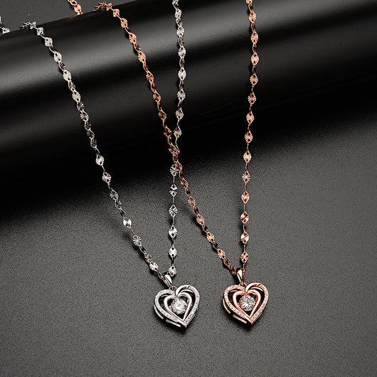 Collar Corazón Palpitante en Plata S925 - Image 4