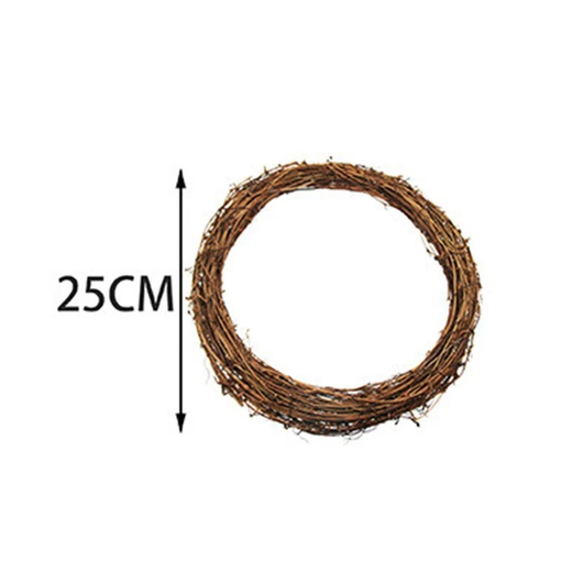 Corona de Ratán Natural Tejida para Decoración del Hogar - Image 8