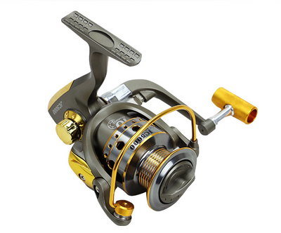 Carrete de Pesca Metalizado 10 Ejes con Manija Reforzada - Image 3