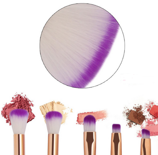 Set de Brochas de Maquillaje Shell - Cerdas Púrpura - Image 2