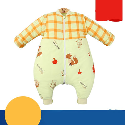 Saco de Dormir Bebé Algodón Puro con Protección Antivuelco
