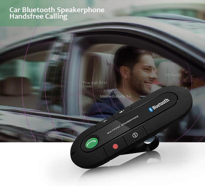 Altavoz Manos Libres Bluetooth para Visera del Auto - Image 6
