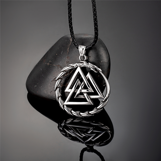 Collar Acero Inoxidable Vikingo Dragón Nórdico para Hombre - Image 19