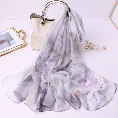 Pañuelo de Tul Qianli Jiangshan Tu para Mujer - Image 9