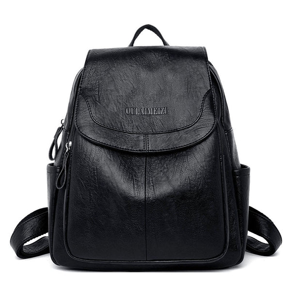 Mochila de Cuero Estilo Coreano para Mujer - Diseño Versátil y Elegante - Image 10