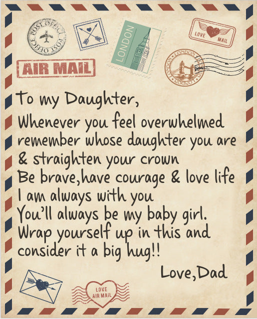 Manta Polar Personalizada con Mensaje de Amor - Carta Especial para Familia - Image 24