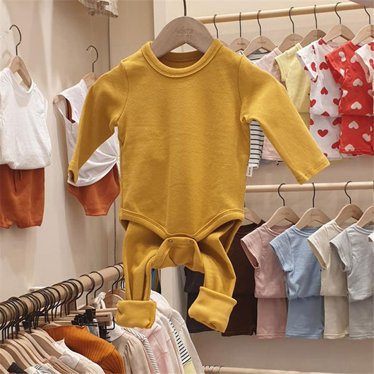 Conjunto de Pijama Otoñal para Bebé - Pantalones Largos de Algodón - Image 17