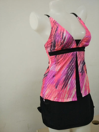 Bikini Falda con Costuras de Contraste - Image 16