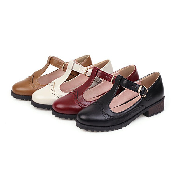 Zapatos de Verano Calados para Mujer con Tacón Bajo