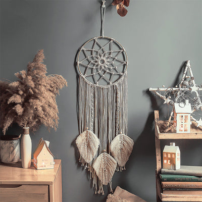 Tapiz Tejido a Mano en Algodón - Decoración de Pared Artesanal