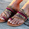 Sandalias de Arrastre Sobre el Dedo