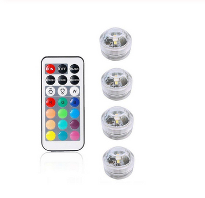 Luz LED Sumergible con Control Remoto - 5 Colores Ajustables - Image 10