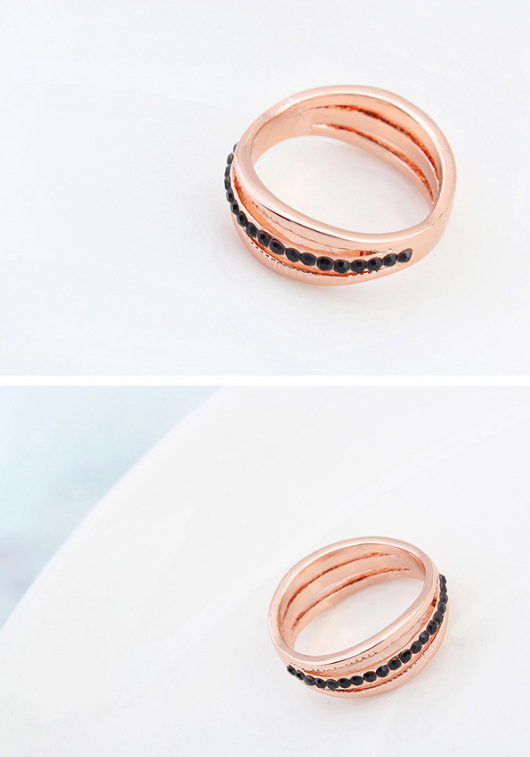 Anillos de Cristal Austriaco Premium - Joyería Elegante de Diseño Coreano - Image 8