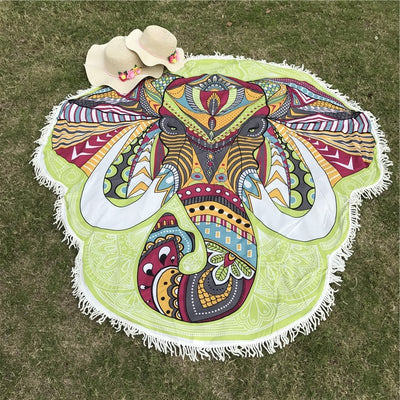 Tapiz Mandala Elefante Arcoíris - Image 4