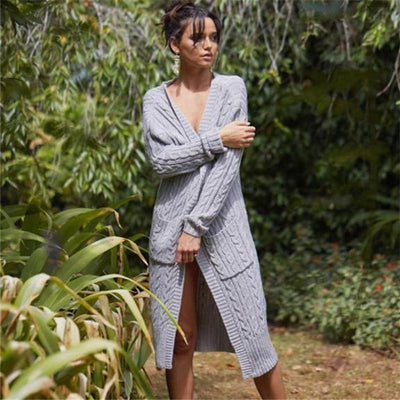 Cardigan Abrigo de Moda Versátil - Image 2
