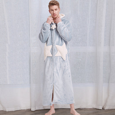 Bata de Baño Térmica con Capucha para Hombre y Mujer - Pijama Cálido - Image 17