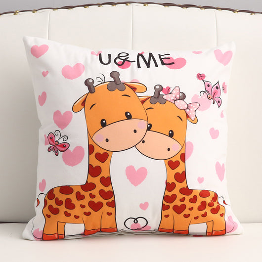 Almohada de Peluche Corto con Diseño de Caricatura - Image 23