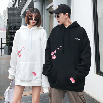 Sudadera Floral con Capucha