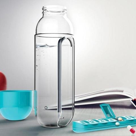 Botella Térmica Portátil con Compartimento para Medicinas - 7 Días - Image 3