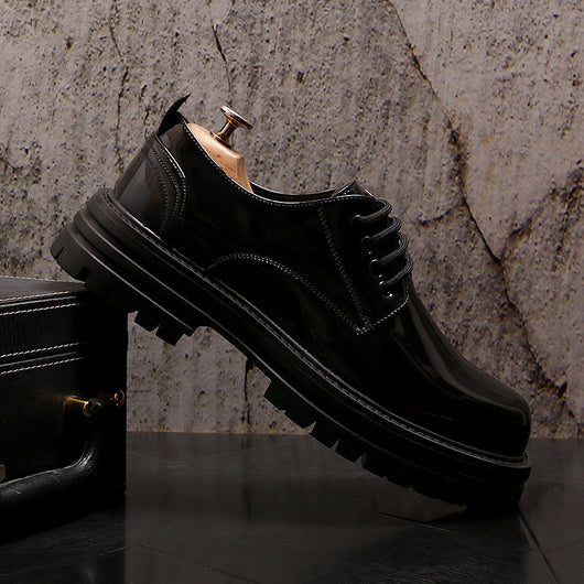 Zapatos de Cuero Brillante para Negocios - Colección Otoño - Image 4