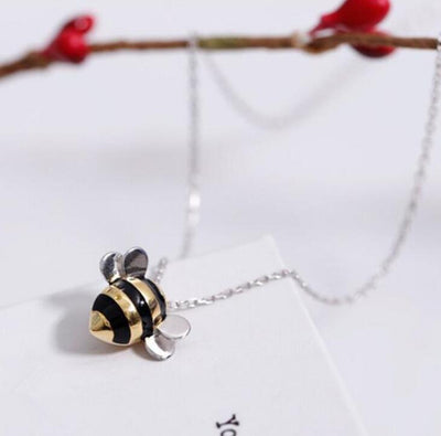 Collar Colgante Abeja Adorable Estilo Coreano Personalidad Creativa Mujer - Image 3
