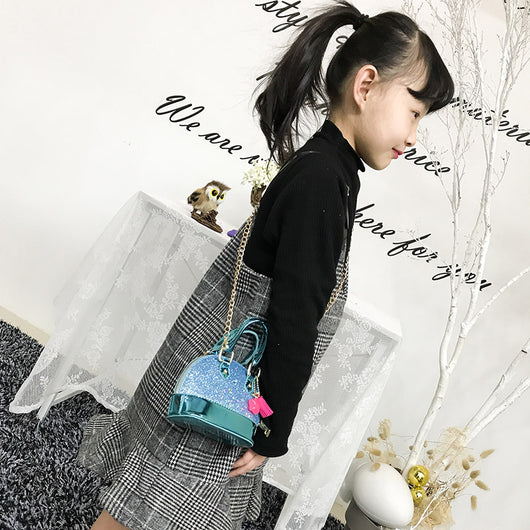 Bolsa Bandolera Infantil con Monedero - Diseño Concha Adorable para Niñas - Image 2