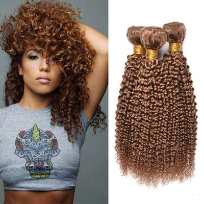 Cabello Humano Ondulado Rizos Kinky