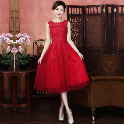 Vestido de Noche Rosa Midi con Hombros Descubiertos para Graduación y Eventos - Image 10
