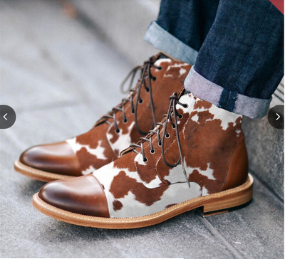 Botas Martin Cordones Delanteros Tacón Bajo Primavera Hombre - Image 3