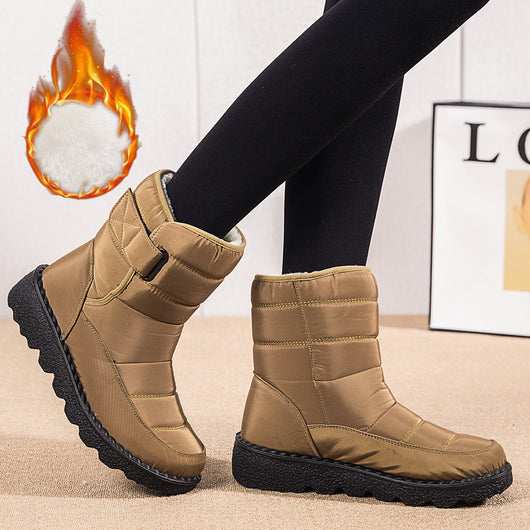 Botas de Nieve Cálidas de Algodón con Forro de Lana Artificial - Image 10