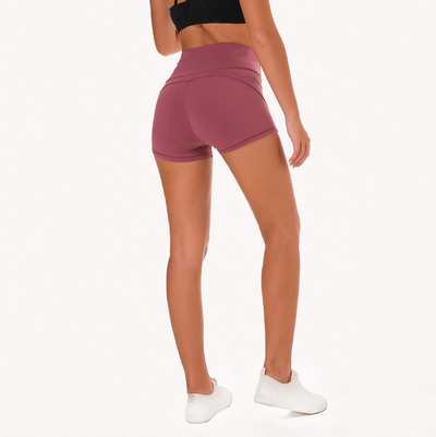 Shorts Deportivos Mujer Cintura Alta Control Abdominal Nylon Suave - Image 3