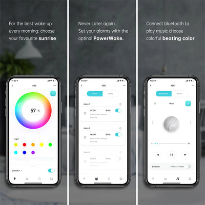 Reloj Despertador Inteligente WiFi con Luz de Simulación de Amanecer - Image 10