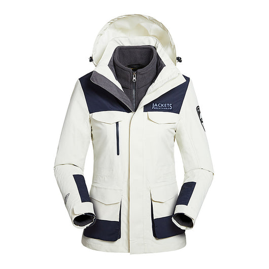 Chaqueta de Esquí para Hombre Impermeable Térmica Softshell Resistente al Viento - Image 15