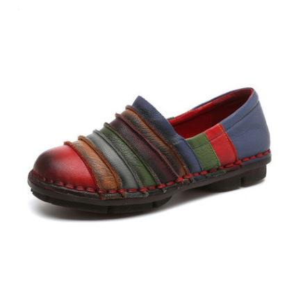 Zapatos de Cuero para Mujer con Suela Suave y Costura Artesanal - Image 9