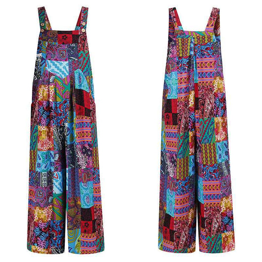 Mono Étnico para Mujer con Tirantes y Estampado Decorativo - Image 3