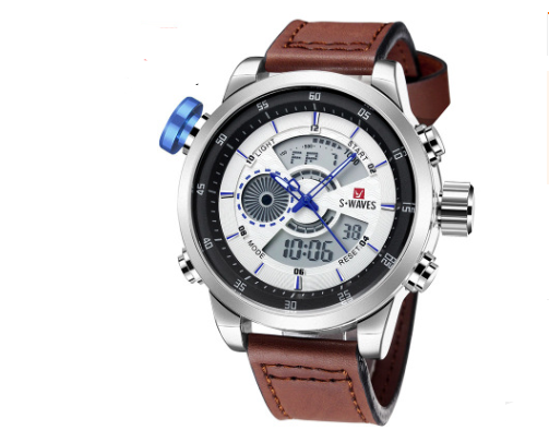 Reloj Casual Doble para Hombre - Resistente al Agua con Correa Ajustable - Image 7