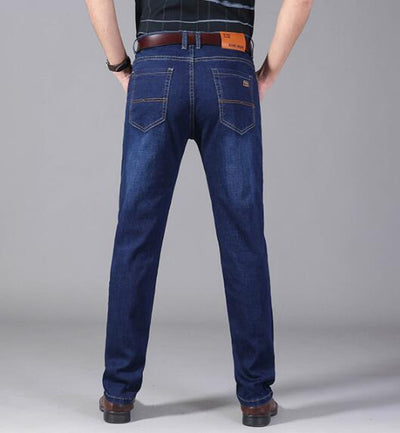 Jeans Slim Fit Lavado Clásico para Hombre