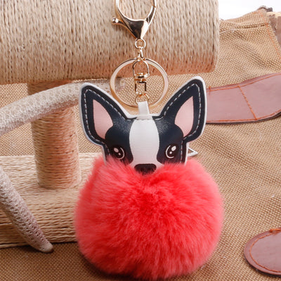 Llavero Pelota de Plumas PU para Mascotas - Accesorio Adorable - Image 25