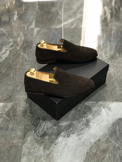 Zapatos de Ante para Hombre Punta Aguda Estilo Británico Versátil - Image 21