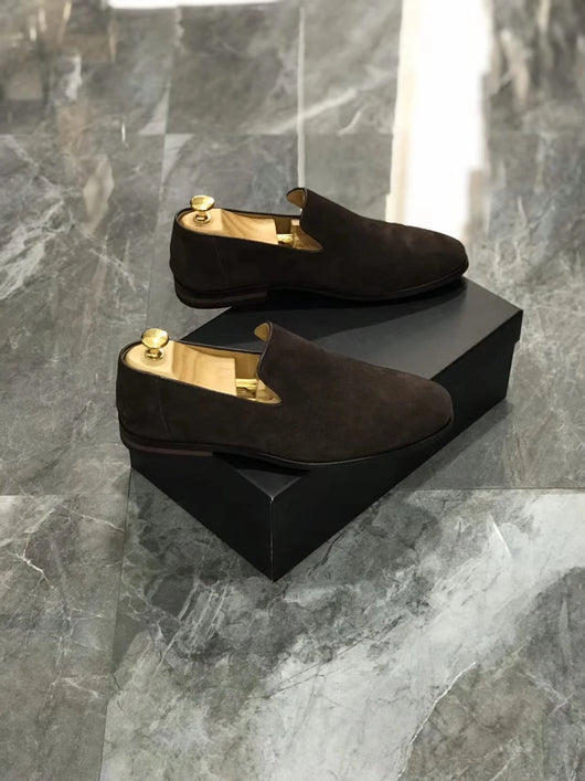 Zapatos de Ante para Hombre Punta Aguda Estilo Británico Versátil - Image 21