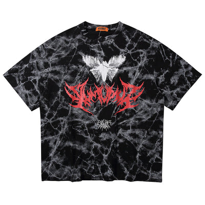 Playera Gráfica Efecto Humo Sucio - Image 6