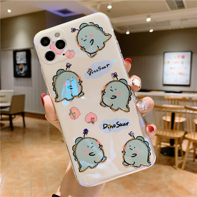 Funda Dinosaurio Brillante para Apple - Diseño Suave con Detalles Epóxicos - Image 9