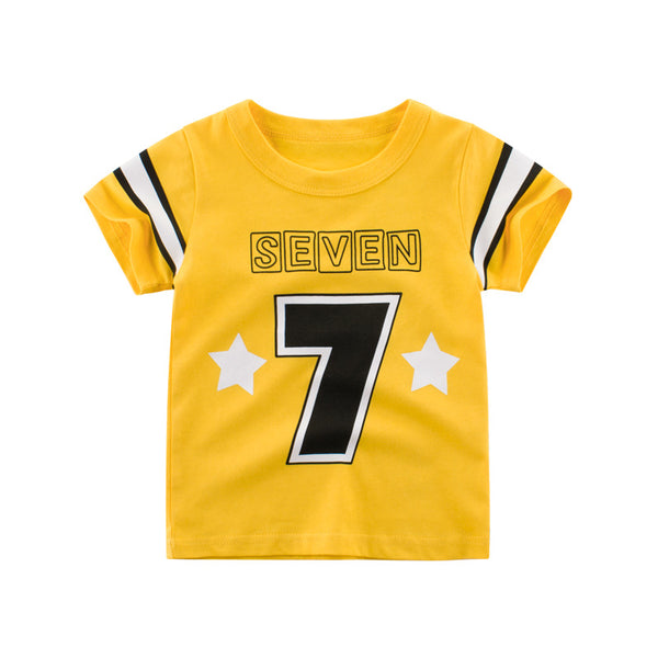 Camiseta de Manga Corta para Niños - Comodidad Perfecta para el Verano
