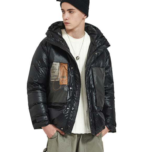 Chamarra Acolchada Brillante para Hombre