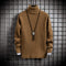 Suéter Cuello Alto Ajustado de Color Sólido para Invierno