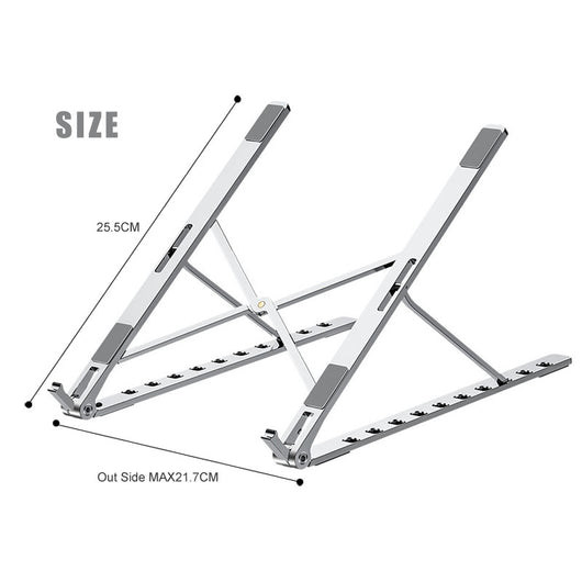 Soporte Ajustable y Plegable para Laptop en Aluminio X Style - Image 2