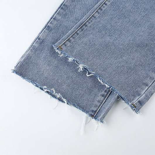 Jeans de Cintura Alta Efecto Lavado - Image 5