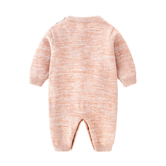 Suéter de una pieza tejido en algodón con diseño de león adorable - Image 6