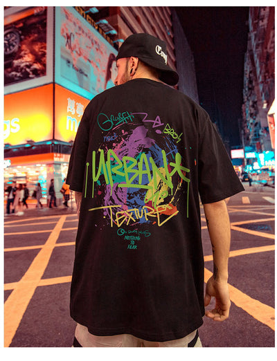 Camiseta Hombre Manga Corta Letras Graffiti Street - Image 32